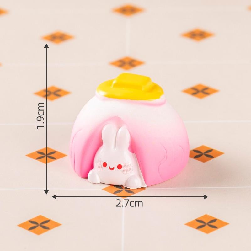 Micro-landscape Simulation Cute Little AnimalsDesserts Small Bbread Decorations Blind Bags