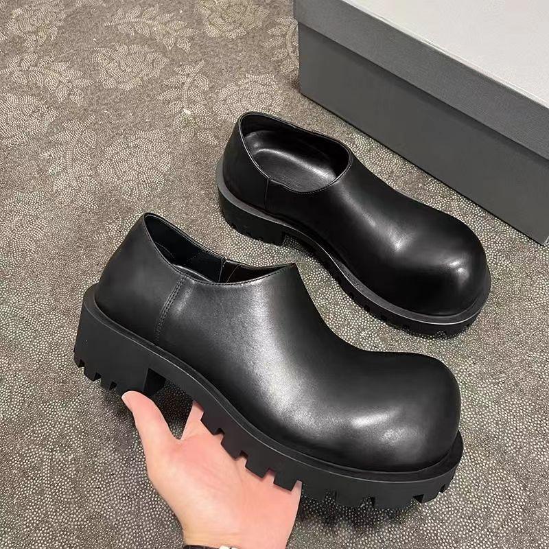 New Handmade Shoes Women's Luxury English Platform Chelsea Boots Men's Trendy Style High Top Short Boots