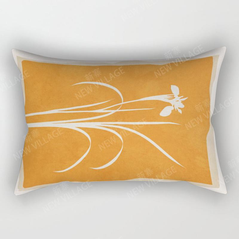 Decor nordic de toamnă, îmbrățișare, față de pernă, abstractă, frunze geometrice, boemă, canapea mașină, husă de pernă pentru sufragerie 30x50