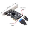 5Gbps Type-E USB 3.1 Front Panel IDC Socket & USB3.0 20Pin to PCI-E 1X Express Card VL805 Adapter for Desktop Motherboards