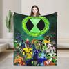 Ben 10 Anime Blanket Multiple Sizes Soft And Lightweight Throw Blankets For Sofa Couch And Bed