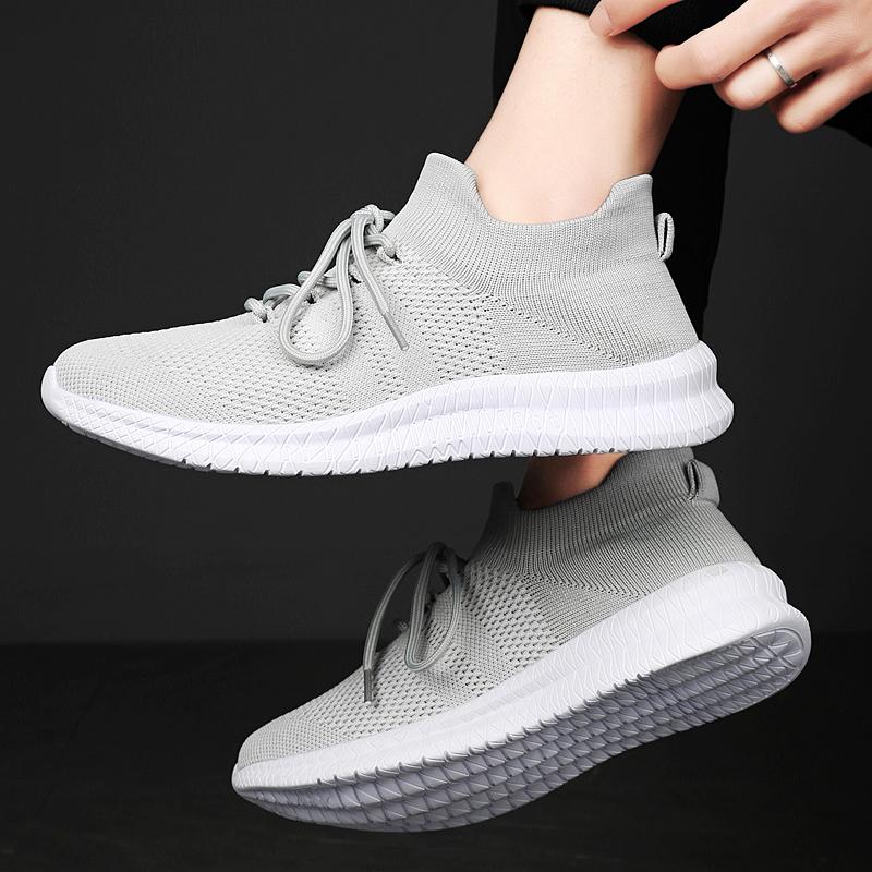 Fast Shipping Sock Shoes For Men Tenis Breathable Male Sneakers Outdoor Casual Loafers Walking Shoe Big Size47