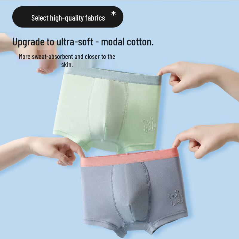 MiiOW Boys' Modal Boxer Briefs 3-Pack