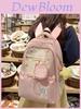 Girl Backpack With Nylon Material And Laptop Storage For School Education