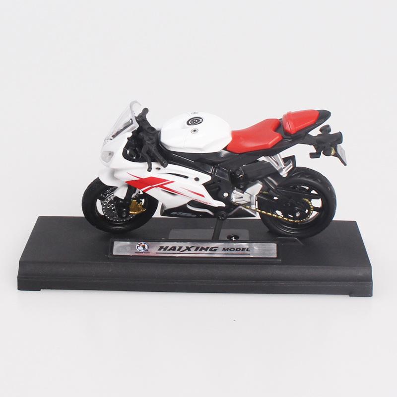 

Мотоцикл 118 Сплав Модель Ducati Украшения Локомотив Подарок для мальчика Игрушки MH White