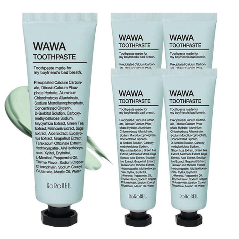 RoRoBell WaWa Toothpaste 100g X 5