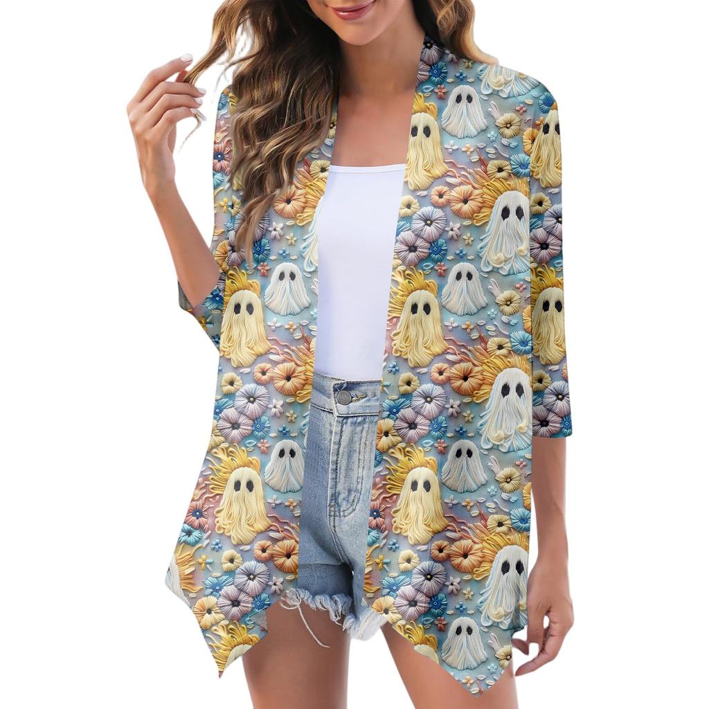 Women's Fashion Casual Cozy Halloween Cardigan Jacket