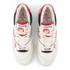 New Balance 574 Classic Running Sea Men's Shoe, Salt/Team Red/Black, 7.5