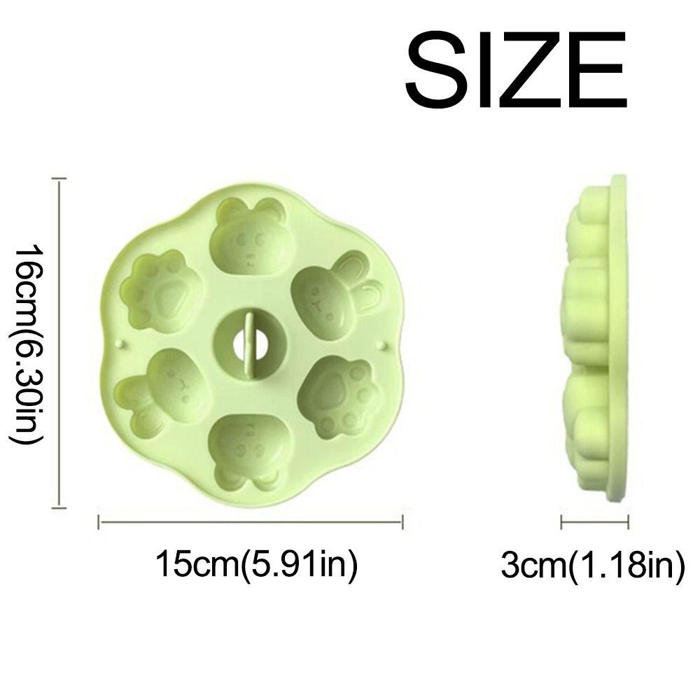 DIY Baby Food Steamed Cake Mold Creative Cartoon Baking Mold Silicone Cake Mold  Baking Tool