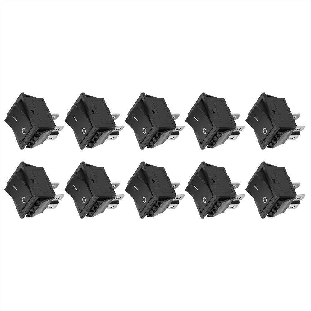 Buy 10pcs Rocker Switches 6A 250V AC 20A 125V Accessory at affordable ...