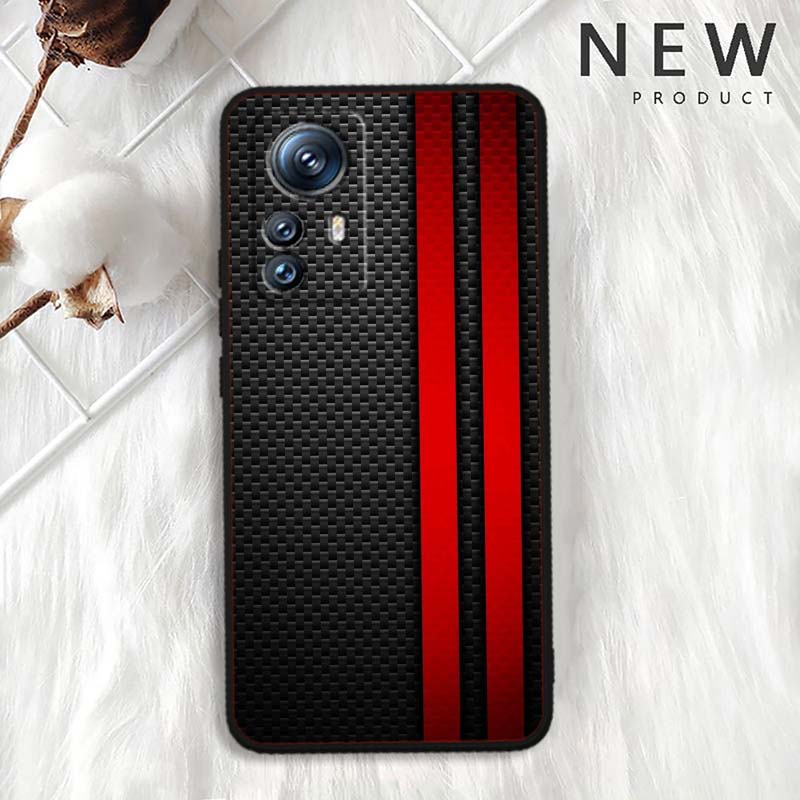 Technology Carbon Fiber Art For Xiaomi Mi 15 14 13 13T 12 12T 12S 11 11i 11T Pro Ultra Lite 5G Black Soft Phone Case