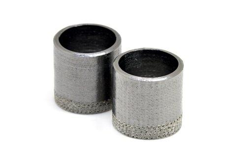 Set of 2 muffler joint gaskets for Sportster Dyna Softail чёрный