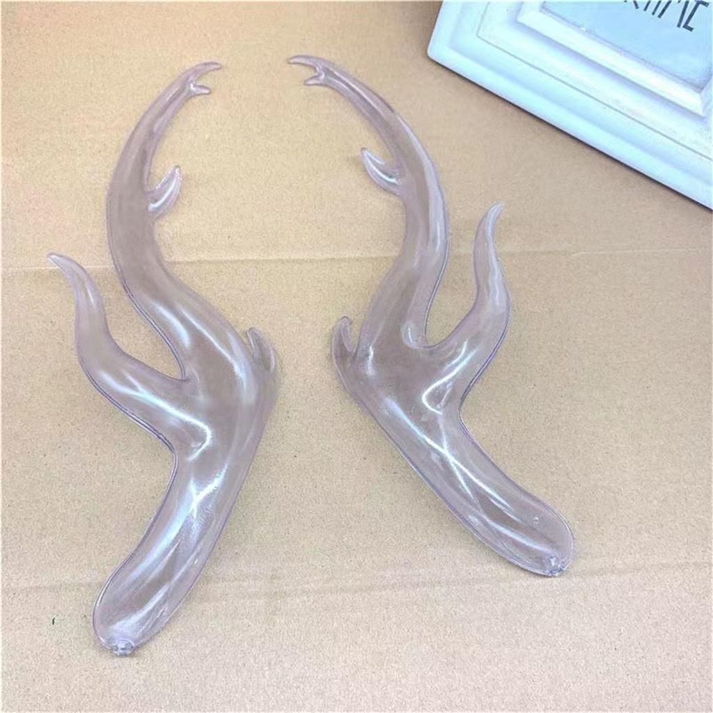 Realistic Antlers Resin/Plastic Creative and Nondeform for Women Girl Project Headband Making Cosplay Headpiece Supply