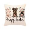 Easter Pillowcase, Easter Decorations Home Decor Cushion Cover 45x45cm