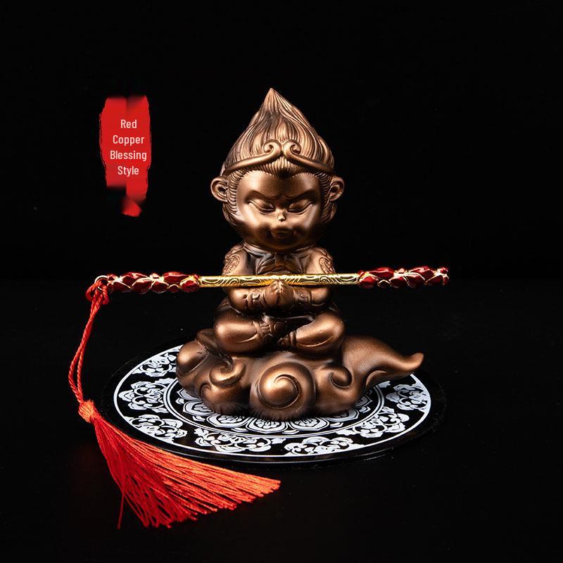 

Сунь Укун Милая Обезьянка Украшение для Интерьера Автомобиля - Креативный Аксессуар для Центральной Консоли для Мужчин