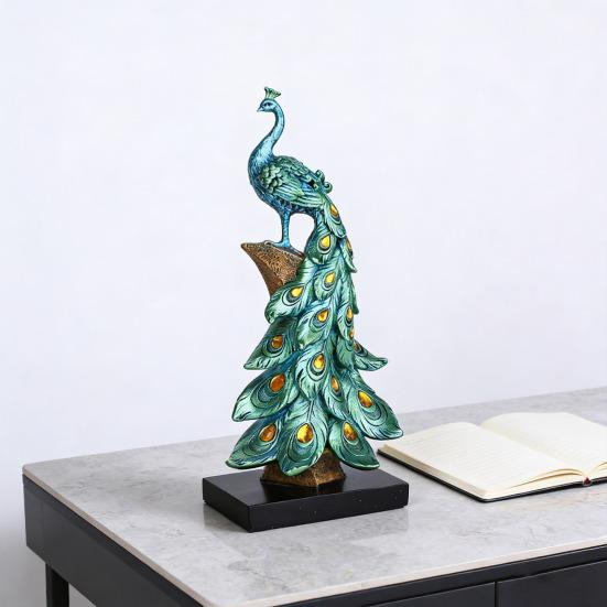 Ornament Resin Sculpture Decorative Figurine Garden Decor Home Office Artistic Tabletop Accent