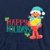 Sesame Street Unisex Adult Happy Holidays Elmo Christmas Hoodie