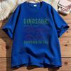 Funny Dinosaurs Didnt Read Tshirt For Unisex Unisex Book Lover Teacher Gift Graphic T Shirts Unisex Cotton Short Sleeve Tees