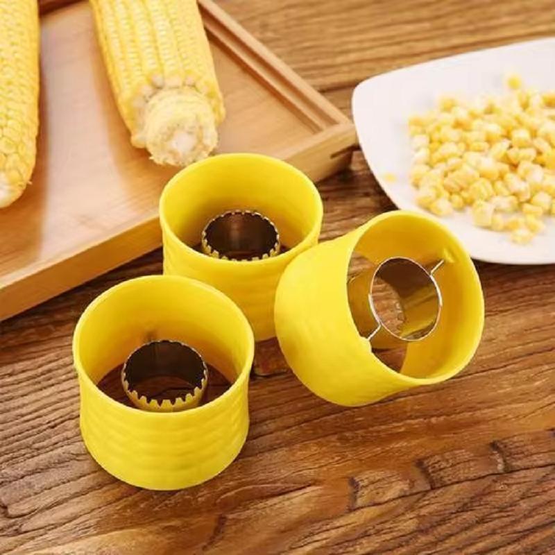 Corn Peeler Corn Plow Threshing Separator Corn Knife Stainless Steel Corn Cob Cutter Shaver Kitchen Small Tool Accessories