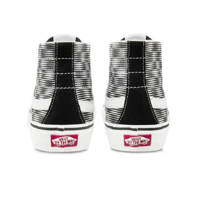 Vans Sk8 138 Decon Sf High Top Skate Shoes Black And White Checkerboard Unisex Skate Shoes VN0A3MV1WOJ