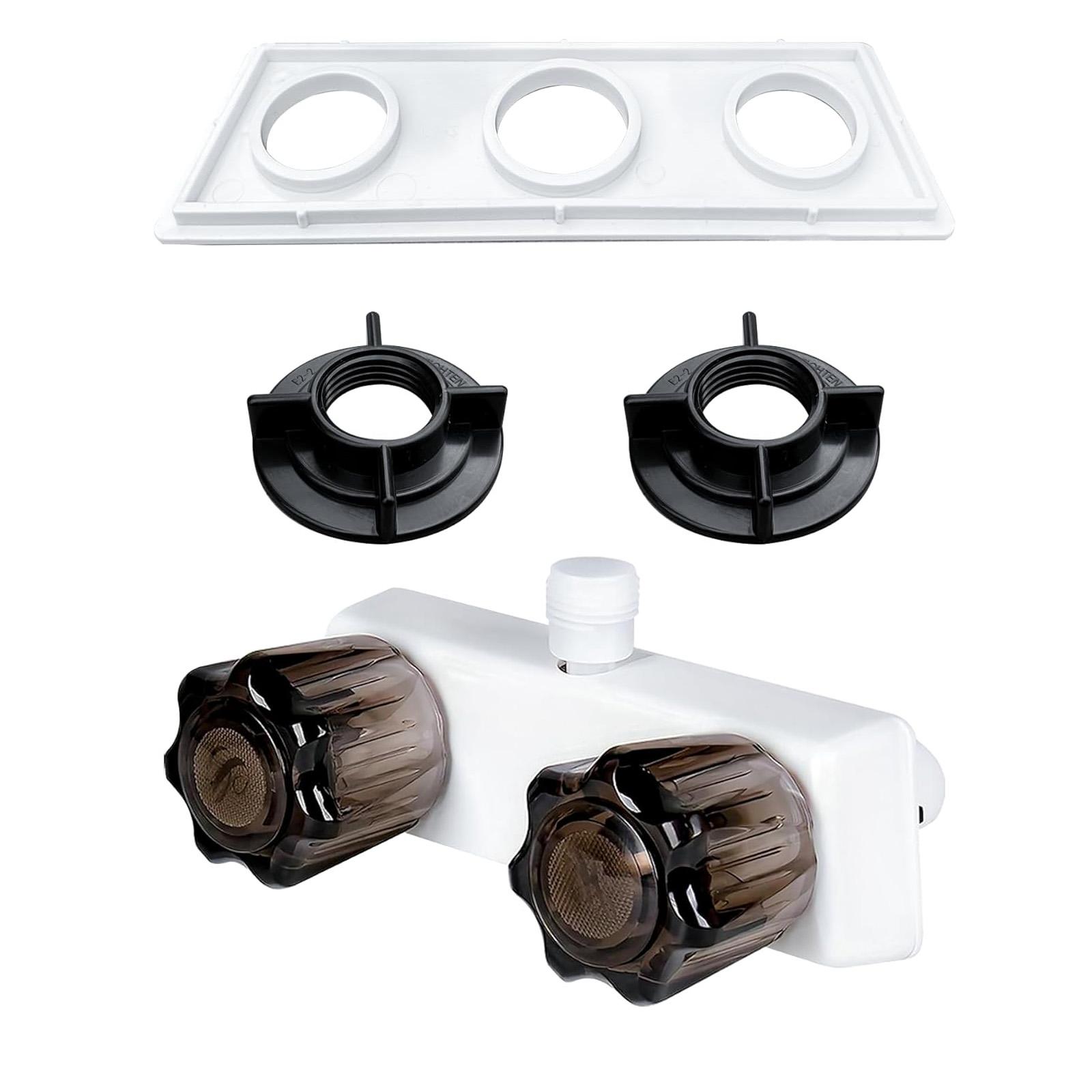 

Motorhome Bathroom Faucet Replacement Kit With Temperature Control Lightweight ABS Material Quick Connection Fitting Installation 1
