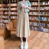 Ice Silk Skirt Pants for Women's Summer New High Waisted Slim Effect Loose Casual Wide Leg Classic Cropped Pants