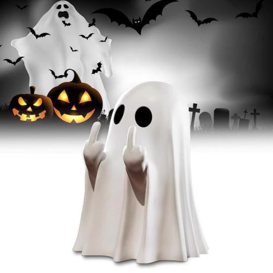 Spøkelsespynt Skummelt Langfinger Spøkelsesdekorasjon Halloween-statue Skrekk Festlig Atmosfære Figur