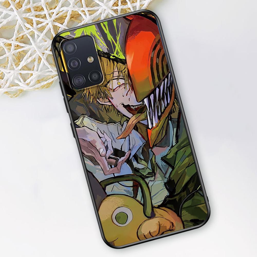 Chainsaw Man Case for Samsung Galaxy A52 A12 A53 A51 A32 A21s A22 A31 A72 A02s A13 5G A11 A41 A03s Silicone Phone Cover Anime