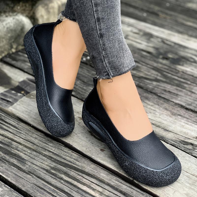 Fashion 2025 NEW Retro Flats Women Shoes Loafers Fashion Woman Flats Slip On Women Female Lightweight Comfortable Shoe