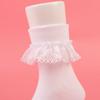 5 Pairs Princess Children Ankle Short Sock Ruffle Cotton Lace Mesh Socks Kids Toddler Baby Girls 2-15Years
