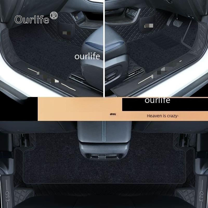 rRHD LHD Car Foot Pads For GAC Trumpchi GS3 2026 2025 Custom Accessories Protective Pad Car Floor Mats Automobile Carpet Cover