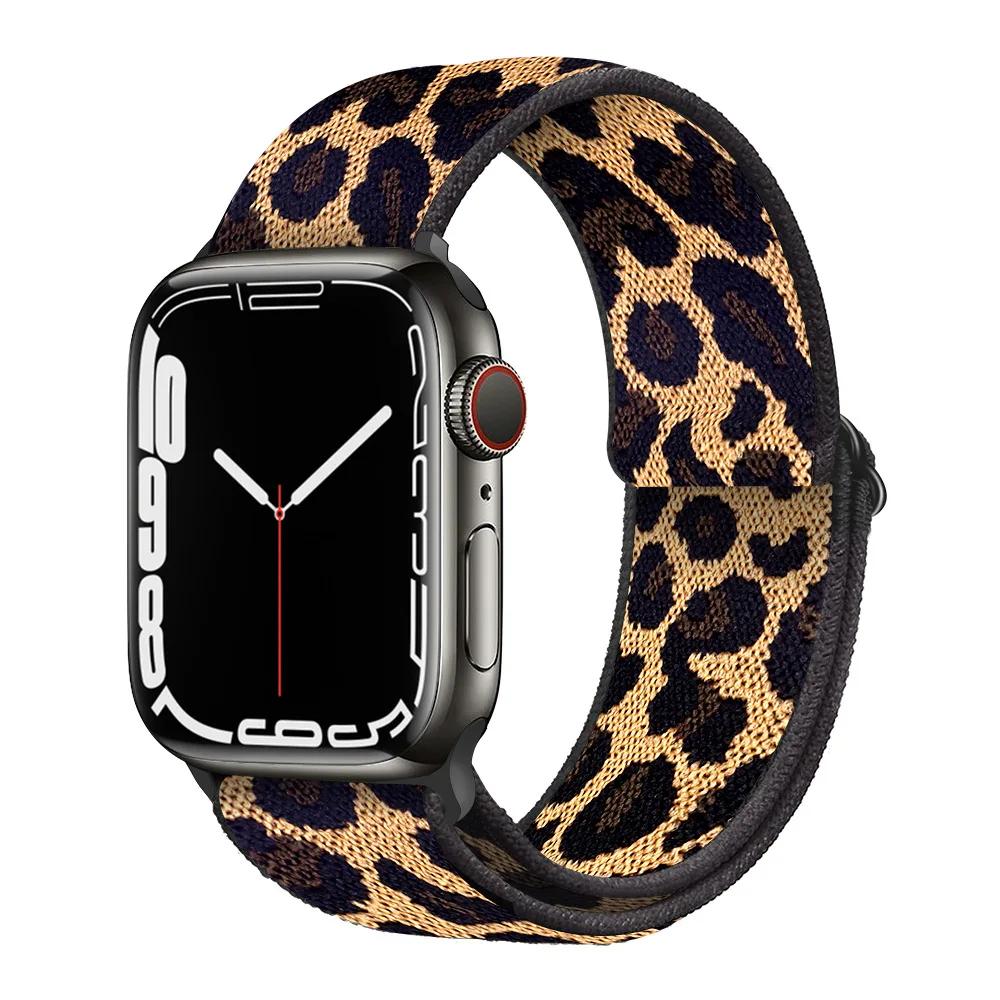 Nylon Loop Strap for Apple Watch Band 44mm 40mm 46mm 42mm 45mm 49mm 41mm 42mm Bracelet iWatch Series Ultra 10 9 8 7 6 5 SE2 Band