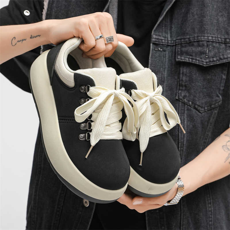 Fashion Chunky Flat Sole Men's Sneakers Popular Casual Men's Summer Moccasins Yellow Men's Shoes Sport Caregiver Casuall Branded