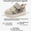 2-8 Jahre alte Kinderschuhe Fußlänge 13-18cm Sportschuhe Low-Top Anti-Skate-Schuhe Modische Klettschuhe mit weicher Sohle