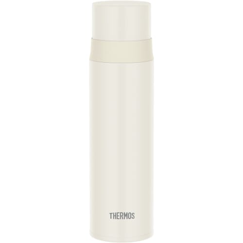 Thermos Stainless Steel Water Bottle, Cup Type, 500ml, Matte White, FFM-502 MTWH