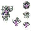 2 Pieces Wedding Arch Flowers Artificial Floral Swags Gifts Versatile Rustic Flower Arrangement