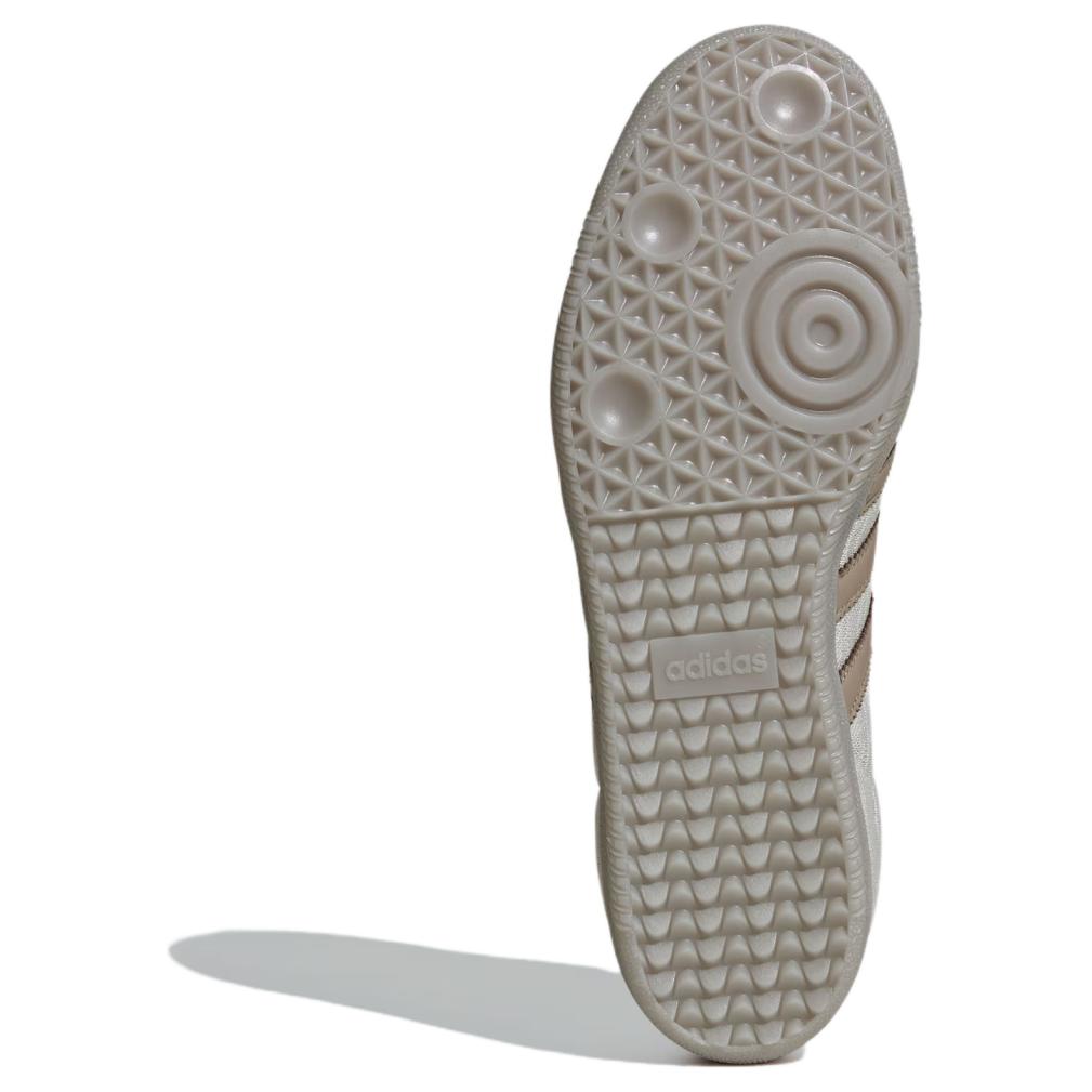 Adidas Originals SAMBA OG Abrasion Resistant Low Top Skateboard Shoes Unisex Silver Beige Brown Sneakers JP5674