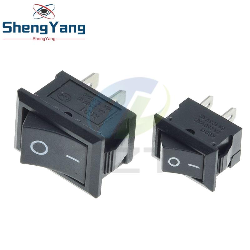 KCD11-101 3A/6A 250V 6A/10A 125V 10*15mm 21*15mm SPST 2PIN ON/OFF G130 Boat Rocker Switch Car Dash Dashboard Truck KCD1 switch