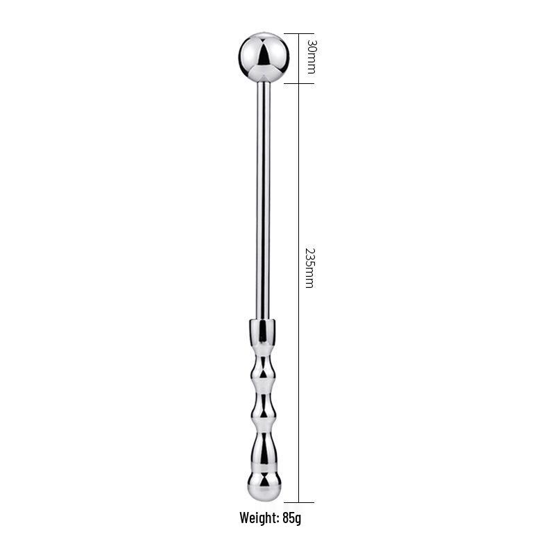 Metal Anal Dilator & Dual-Use Butt Plug for Expansion Training