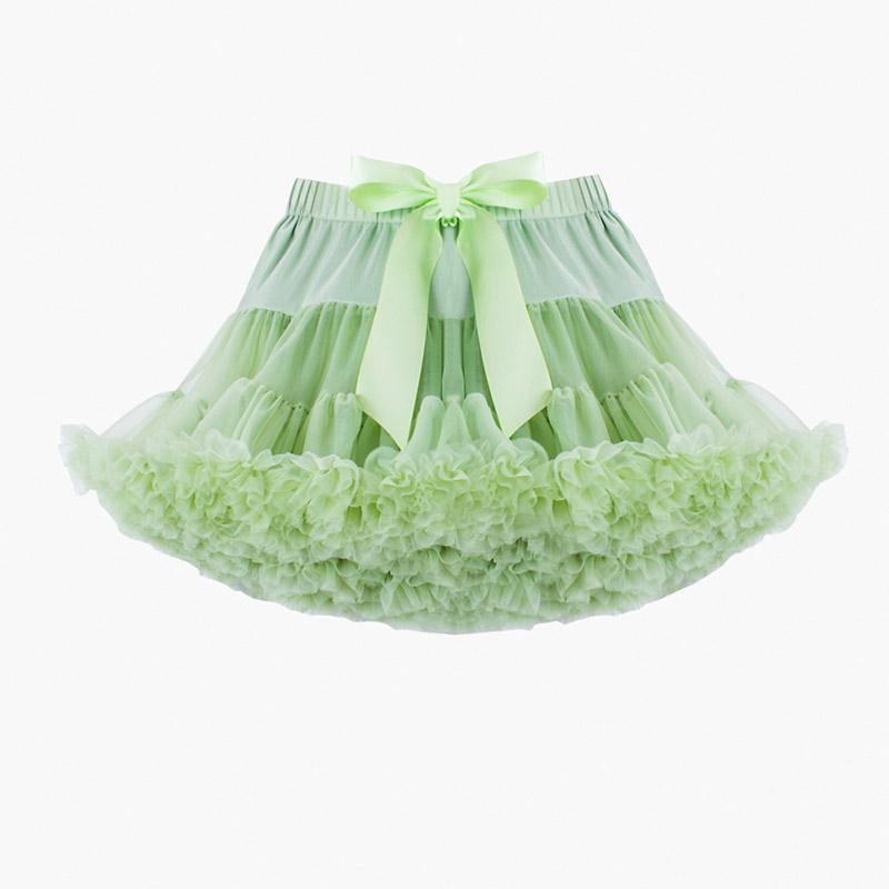 

Юбки-пачки для девочек, однотонное пышное тюлевое бальное платье принцессы, юбка-петти, детские балетные вечерние юбки для выступлений для детей L