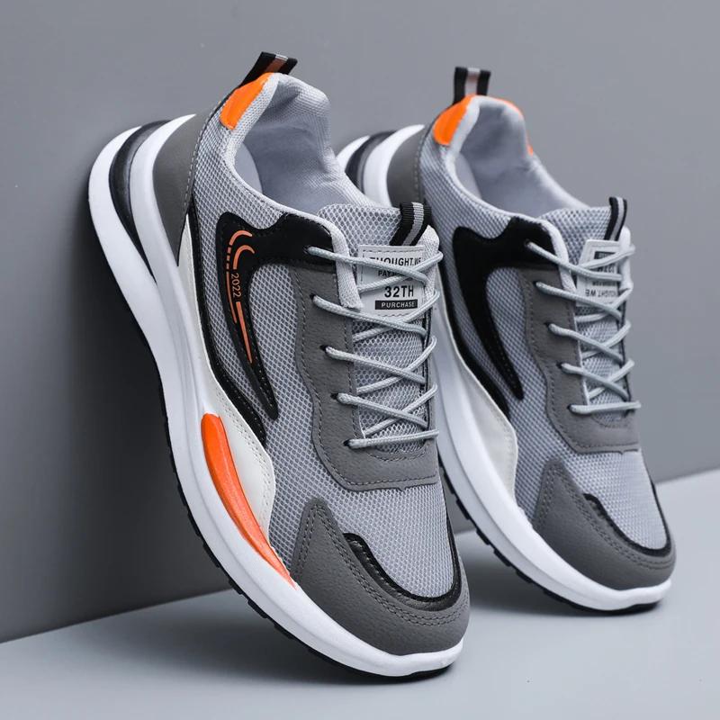 Summer New Breathable Shoes Men's Outdoor Leisure Light Walking Sports Shoes Safety Boots Puncture Resistant Steel Pointed Shoes