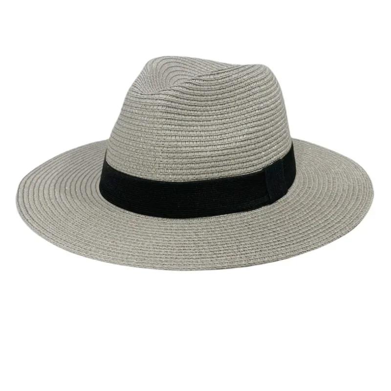 Foldable Wide Brim Sun Protection Hat for Men And Women Outdoor Travel Beach Caps Summer Soft Top Straw Cap