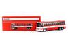 Tiny City 1/110 Scale 96A3 Single-Deck Coca-Cola Bus, Diecast Model Car, Red/White