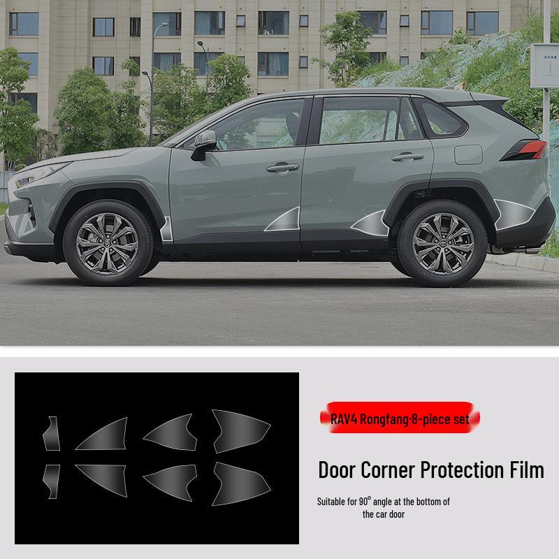 RAV4 Rongfang Custom TPU Transparent Protective Film for Door Corners