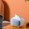 Radio Box Paper Case Desktop Dispenser Napkin Holder Living Room Business Bathroom Kitchen Storage Cover Decoration