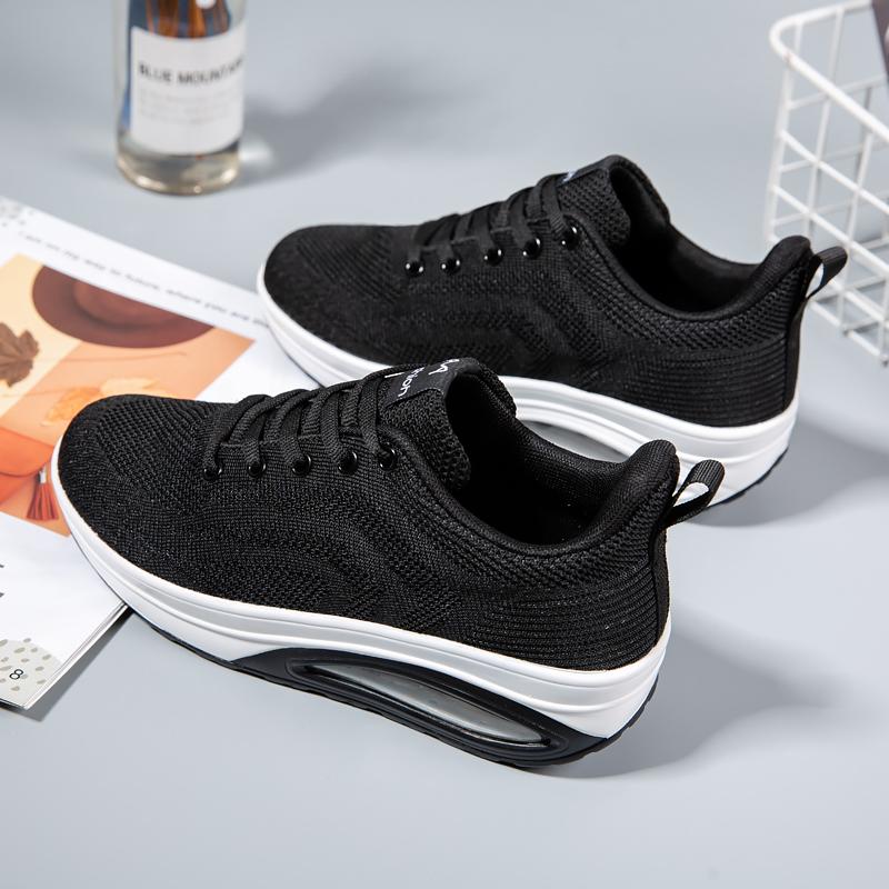 HOHO FAIR Dámské boty Dámské letní prodyšné ležérní vulkanizované boty Femme s tlustou podrážkou Gymnastická obuv