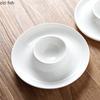 Pure White Ceramic Plate Egg Tray Egg Cup Egg Rack Storage Tray Kitchen Storage Tableware Specialty Plates Dish Dessert Bowl