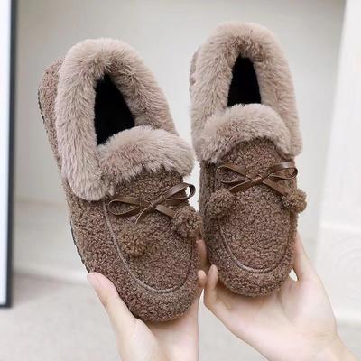 Novo Estilo de Sapatos Doudou: Sapatos de Algodão, Sapatos de Lã, Sapatos de Lã e Sapatos Quentes Femininos