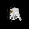 20/50/100PCS/lot RJ11 6P2C 6P4C 6P6C Telephone Internet Modular Plug Jack RJ11 Connector RJ-11 Crystal Heads Gold-Plated 6U