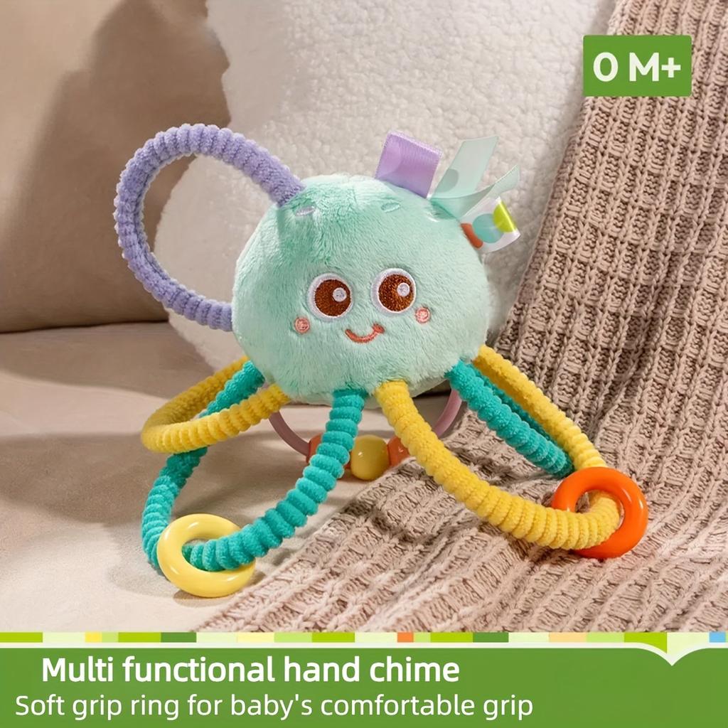 Baby Multifunctional Handheld Rattle, 0/3 Years Old Infant Early Education Smart Toy, Grip Training Soothing Plaything, Mixed Color